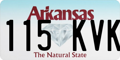AR license plate 115KVK