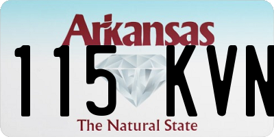 AR license plate 115KVN