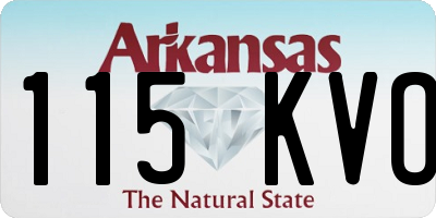 AR license plate 115KVO