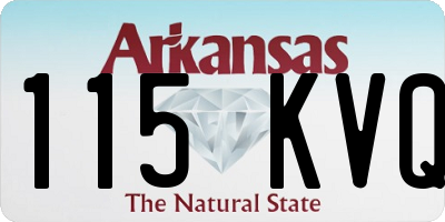 AR license plate 115KVQ