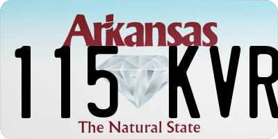 AR license plate 115KVR