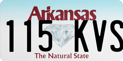AR license plate 115KVS