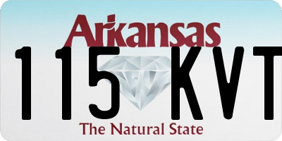 AR license plate 115KVT