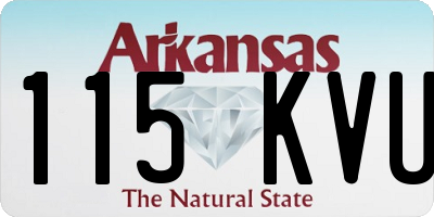 AR license plate 115KVU