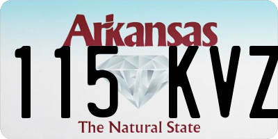 AR license plate 115KVZ