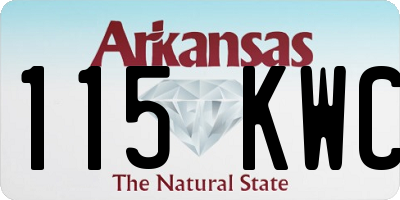 AR license plate 115KWC