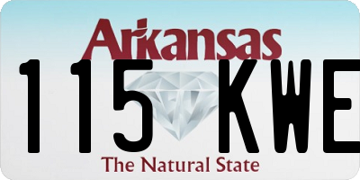 AR license plate 115KWE