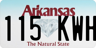 AR license plate 115KWH