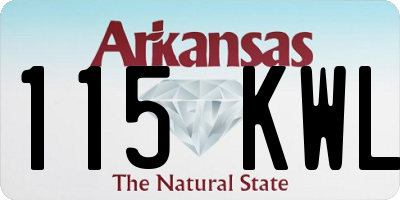 AR license plate 115KWL