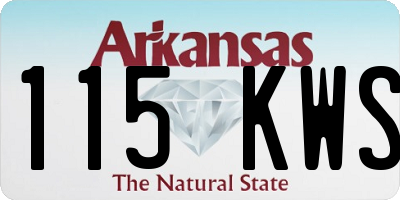 AR license plate 115KWS
