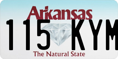 AR license plate 115KYM