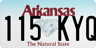 AR license plate 115KYQ