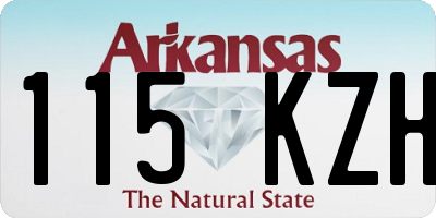 AR license plate 115KZH