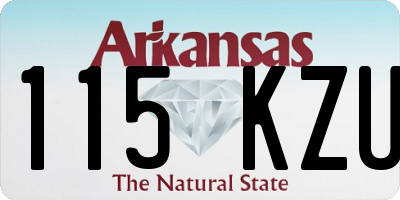 AR license plate 115KZU