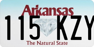 AR license plate 115KZY