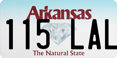 AR license plate 115LAL