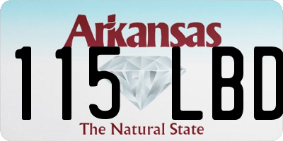 AR license plate 115LBD