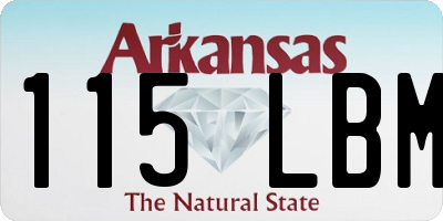AR license plate 115LBM