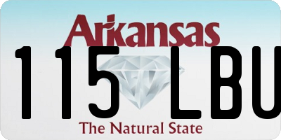AR license plate 115LBU