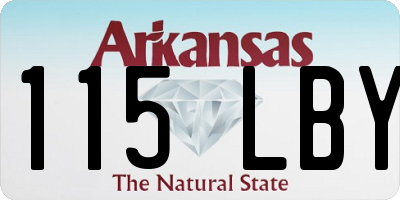 AR license plate 115LBY