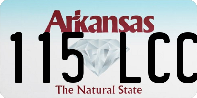 AR license plate 115LCC