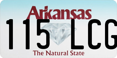 AR license plate 115LCG