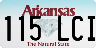 AR license plate 115LCI