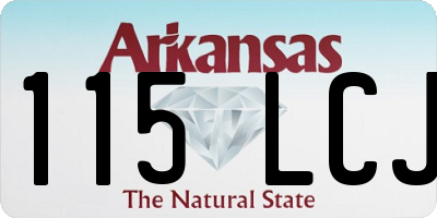 AR license plate 115LCJ