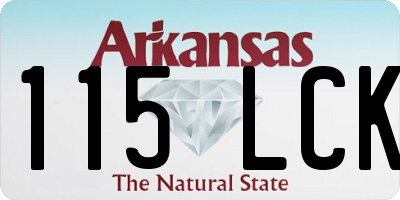 AR license plate 115LCK