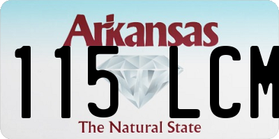 AR license plate 115LCM