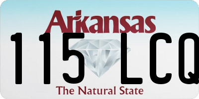 AR license plate 115LCQ