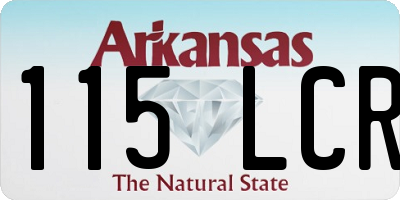 AR license plate 115LCR