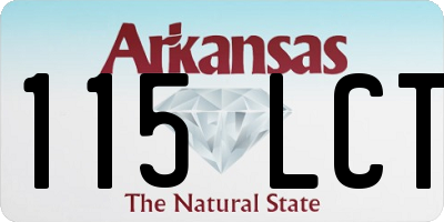 AR license plate 115LCT