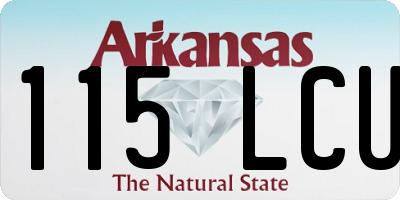 AR license plate 115LCU
