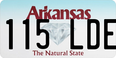 AR license plate 115LDE