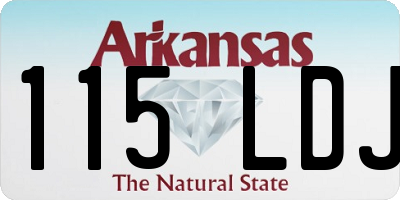 AR license plate 115LDJ