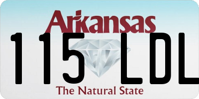 AR license plate 115LDL