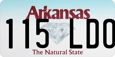 AR license plate 115LDO