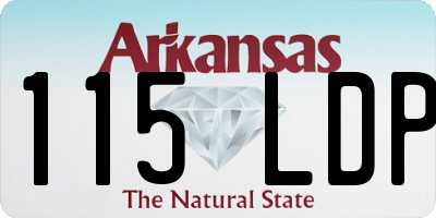 AR license plate 115LDP