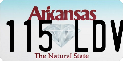 AR license plate 115LDV