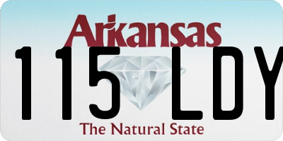 AR license plate 115LDY
