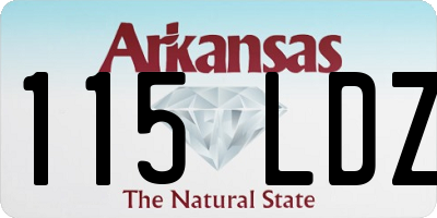 AR license plate 115LDZ