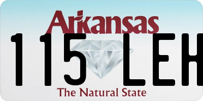 AR license plate 115LEH