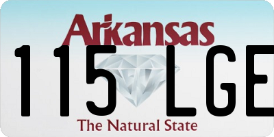 AR license plate 115LGE