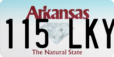 AR license plate 115LKY