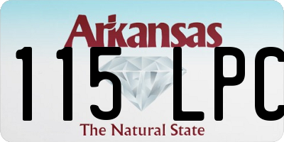 AR license plate 115LPC