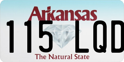 AR license plate 115LQD