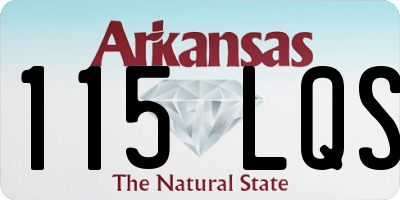 AR license plate 115LQS