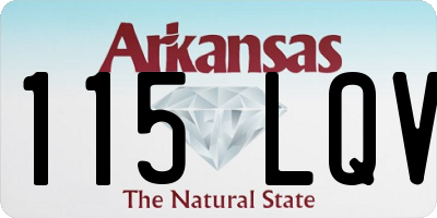 AR license plate 115LQV