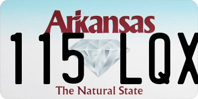 AR license plate 115LQX